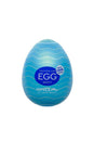 Tenga - Egg - Wavy - Cooling Textured Egg Masturbator - Stag Shop