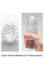 Tenga - Egg - Wavy - Cooling Textured Egg Masturbator - Stag Shop