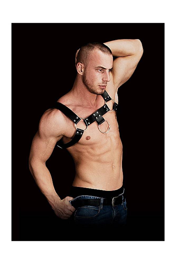 Ouch by Shots Toys - Costas Solid Structure II - Black - Stag Shop