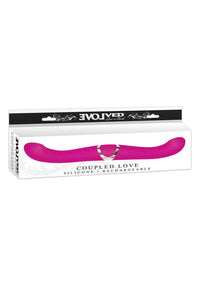 Thumbnail for Evolved - Coupled Love Double Ended Vibrating Dildo - Pink - Stag Shop