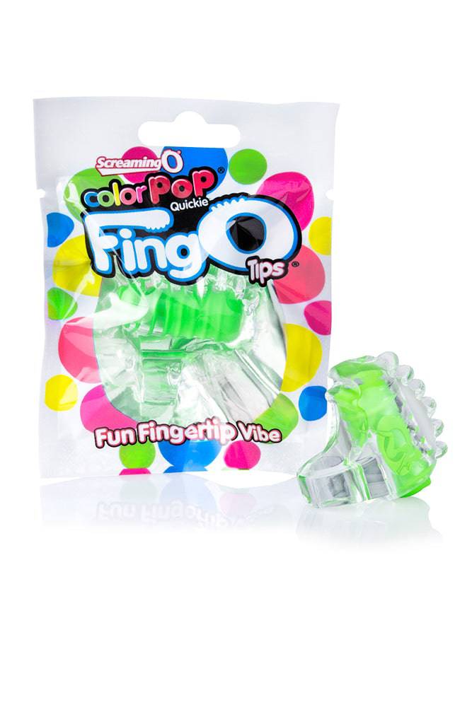 Screaming O - ColourPop Quickie - Fing O Tips Disposable Fingertip Vibrator - Assorted - Stag Shop