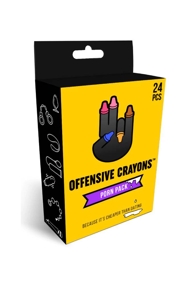 Wood Rocket - Offensive Crayons Porn Pack - Stag Shop