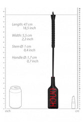 Ouch by Shots Toys - OUCH Crop - Black/Red - Stag Shop