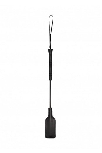 Ouch by Shots Toys - SLUT Crop - Black/Red - Stag Shop