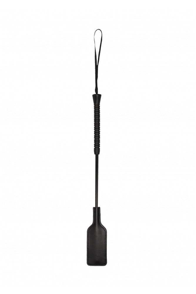 Ouch by Shots Toys - SLUT Crop - Black/Red - Stag Shop