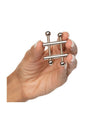 Cal Exotics - Nipple Grips - Crossbar Nipple Vises - Silver - Stag Shop