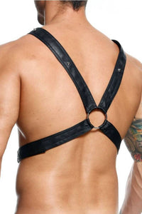 Thumbnail for MaleBasics  - DNGEON -  Cross Chain Harness - Black - OS - Stag Shop