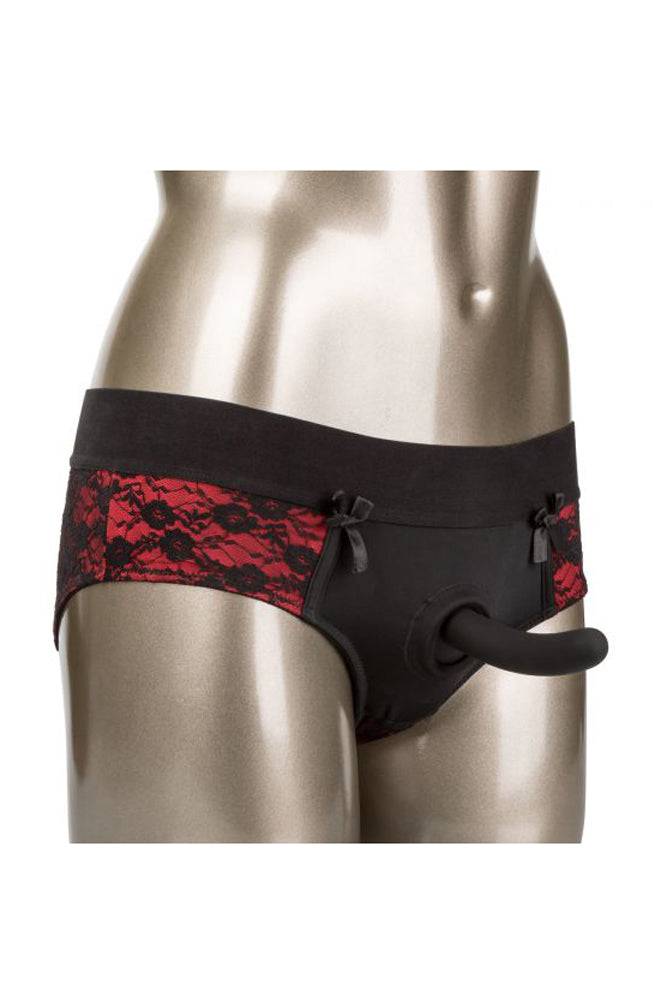 Cal Exotics - Scandal - Crotchless Pegging Panty Set - Stag Shop