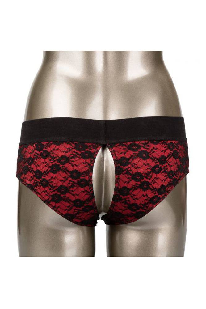 Cal Exotics - Scandal - Crotchless Pegging Panty Set - Stag Shop