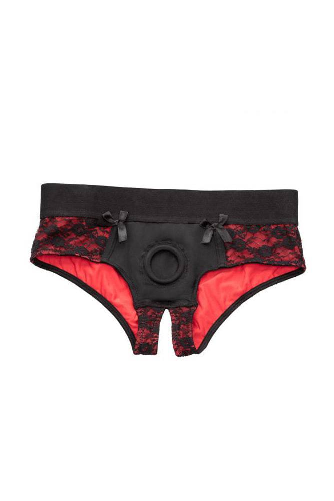 Cal Exotics - Scandal - Crotchless Pegging Panty Set - Stag Shop