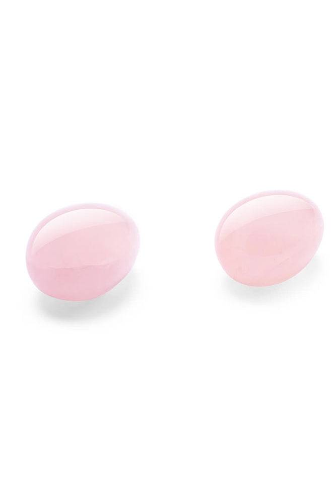 Le Wand - Rose Quartz Crystal Yoni Kegel Eggs - Stag Shop