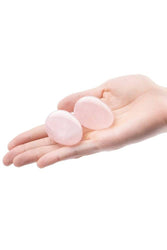 Le Wand - Rose Quartz Crystal Yoni Kegel Eggs - Stag Shop