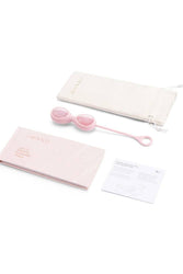Le Wand - Rose Quartz Crystal Yoni Kegel Eggs - Stag Shop