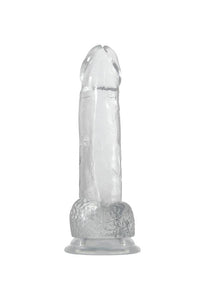 Thumbnail for Adam & Eve - Crystal Clear 8 Inch Dildo - Clear - Stag Shop
