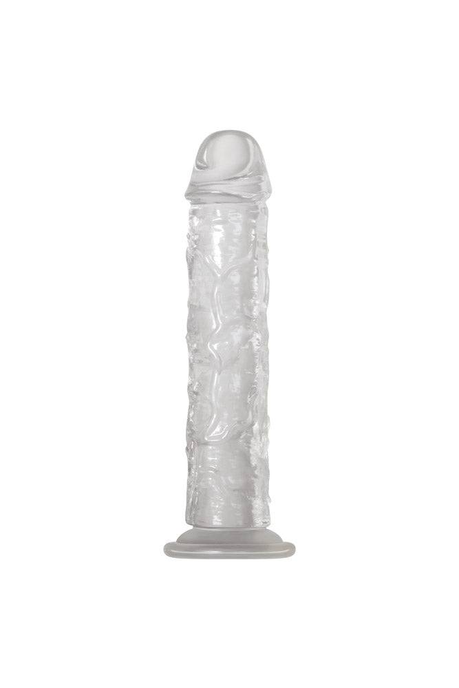 Adam & Eve - Crystal Clear 8 Inch Dong - Clear - Stag Shop