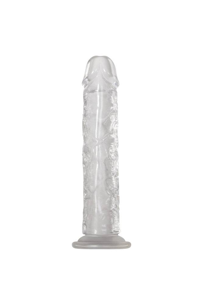Adam & Eve - Crystal Clear 8 Inch Dong - Clear - Stag Shop