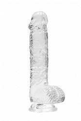 Shots Toys - Real Rock - 7-inch Crystal Clear Dildo - Assorted - Stag Shop