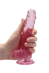Shots Toys - Real Rock - 7-inch Crystal Clear Dildo - Assorted - Stag Shop