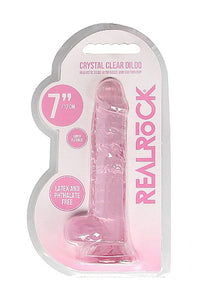 Thumbnail for Shots Toys - Real Rock - 7-inch Crystal Clear Dildo - Assorted - Stag Shop