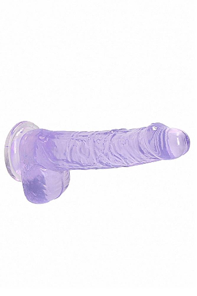 Shots Toys - Real Rock - 7-inch Crystal Clear Dildo - Assorted - Stag Shop