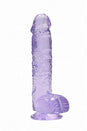Shots Toys - Real Rock - 8-inch Crystal Clear Dildo - Assorted - Stag Shop