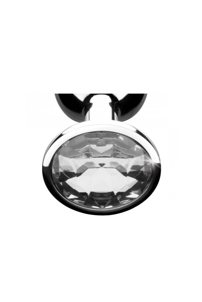 XR Brands - Booty Sparks - Clear Gem Anal Plug - Medium - Stag Shop