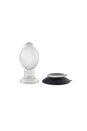 Gender X - Crystal Ball Butt Plug with Suction Cup - Clear - Stag Shop