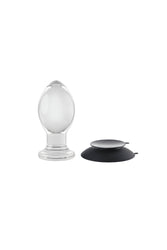 Gender X - Crystal Ball Butt Plug with Suction Cup - Clear - Stag Shop