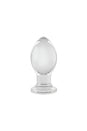 Gender X - Crystal Ball Butt Plug with Suction Cup - Clear - Stag Shop