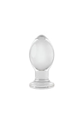 Gender X - Crystal Ball Butt Plug with Suction Cup - Clear - Stag Shop