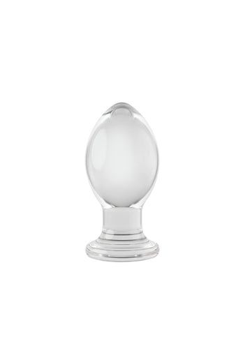 Gender X - Crystal Ball Butt Plug with Suction Cup - Clear - Stag Shop