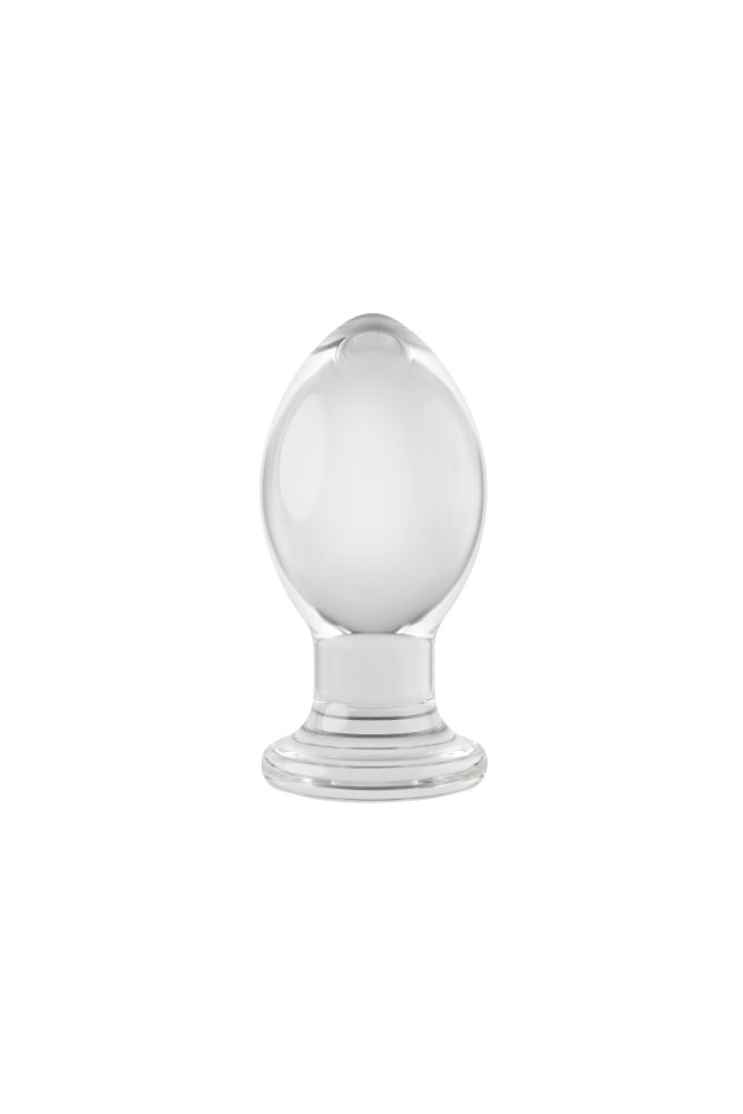 Gender X - Crystal Ball Butt Plug with Suction Cup - Clear - Stag Shop