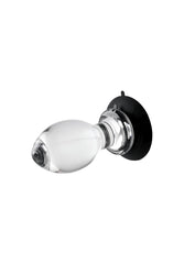 Gender X - Crystal Ball Butt Plug with Suction Cup - Clear - Stag Shop