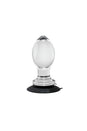 Gender X - Crystal Ball Butt Plug with Suction Cup - Clear - Stag Shop