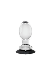 Gender X - Crystal Ball Butt Plug with Suction Cup - Clear - Stag Shop