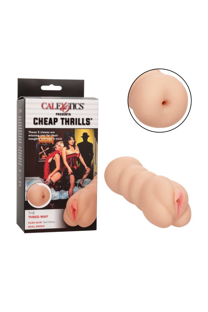 Cal Exotics - Cheap Thrills - The Three Way Stroker - Stag Shop