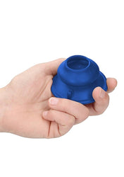 Shots Toys - Chrystalino - Silicone Suction Cup - Blue - Stag Shop