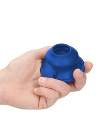 Thumbnail for Shots Toys - Chrystalino - Silicone Suction Cup - Blue - Stag Shop