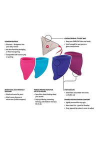 Thumbnail for Fun Factory - Fun Cup Explore Menstrual Cup Kit - Size A & B - Stag Shop