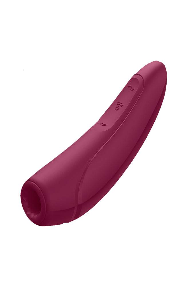 Satisfyer - Curvy 1 Plus Bluetooth Clitoral Stimulator - Bordeaux - Stag Shop
