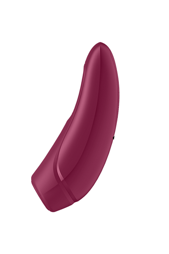 Satisfyer - Curvy 1 Plus Bluetooth Clitoral Stimulator - Bordeaux - Stag Shop