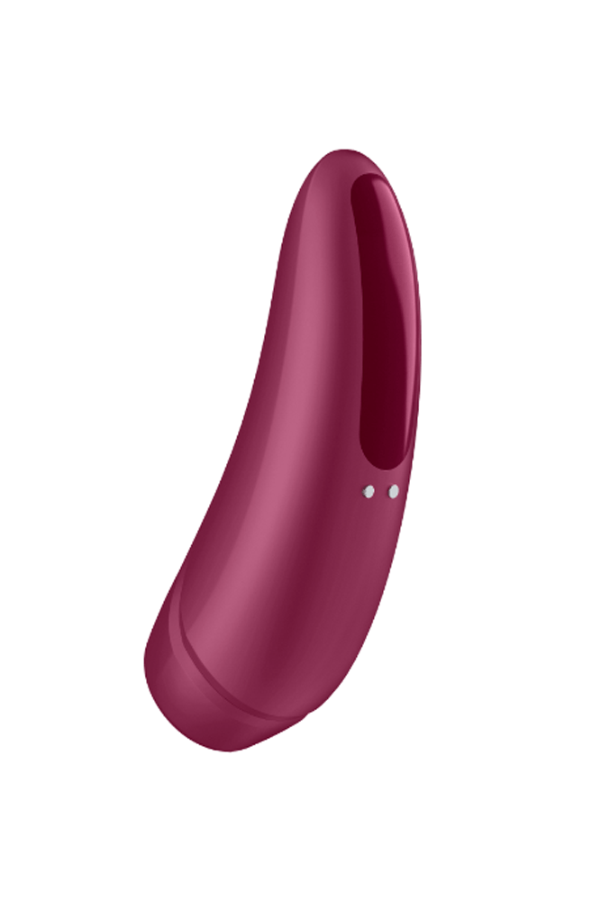 Satisfyer - Curvy 1 Plus Bluetooth Clitoral Stimulator - Bordeaux - Stag Shop