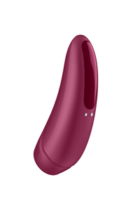 Thumbnail for Satisfyer - Curvy 1 Plus Bluetooth Clitoral Stimulator - Bordeaux - Stag Shop
