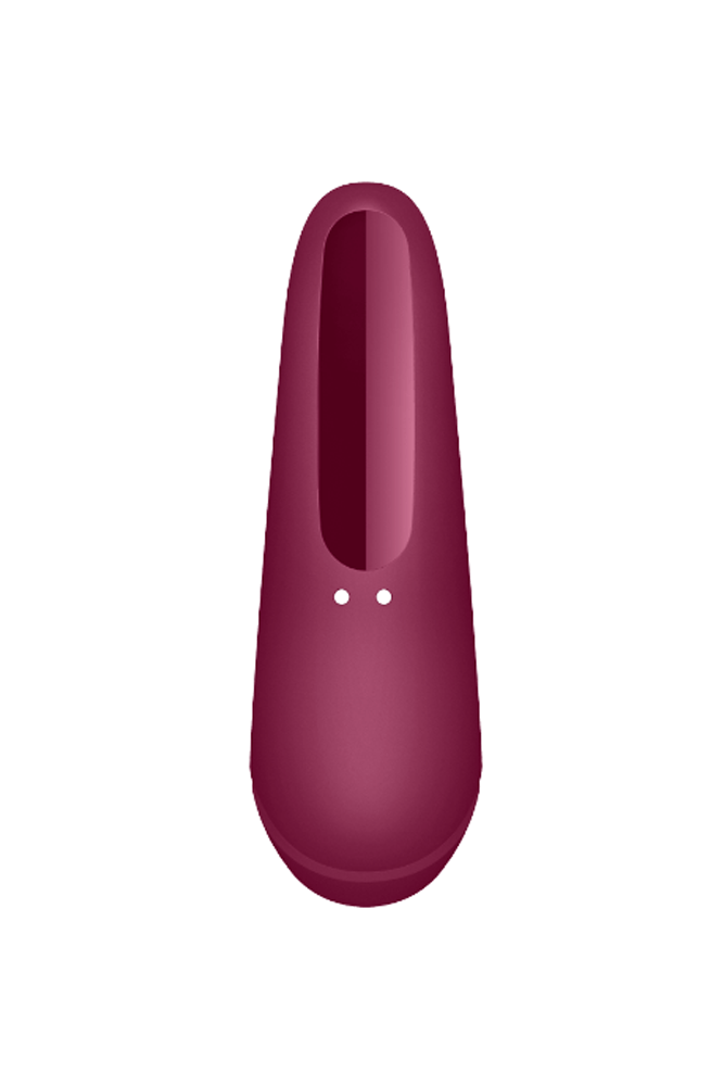 Satisfyer - Curvy 1 Plus Bluetooth Clitoral Stimulator - Bordeaux - Stag Shop