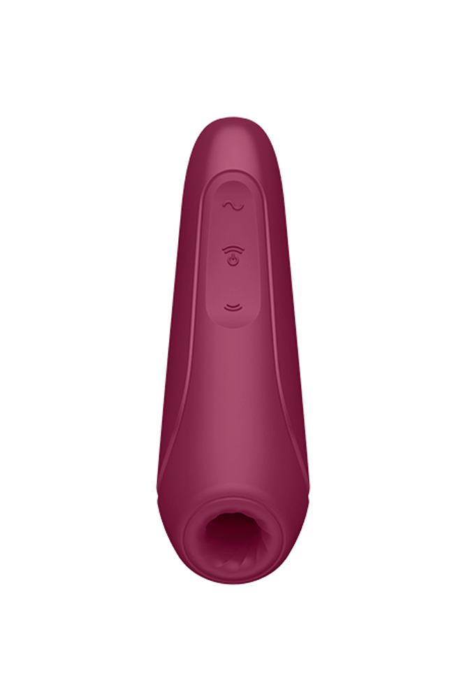 Satisfyer - Curvy 1 Plus Bluetooth Clitoral Stimulator - Bordeaux - Stag Shop