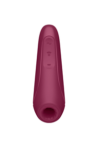 Thumbnail for Satisfyer - Curvy 1 Plus Bluetooth Clitoral Stimulator - Bordeaux - Stag Shop