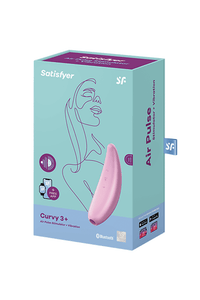 Thumbnail for Satisfyer - Curvy 3 Plus Bluetooth Clitoral Stimulator - Pink - Stag Shop