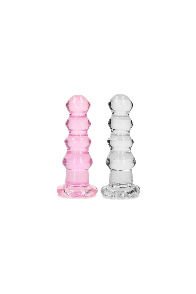 Shots Toys - Real Rock - 5.5" Curvy Plug - Assorted Colours - Stag Shop
