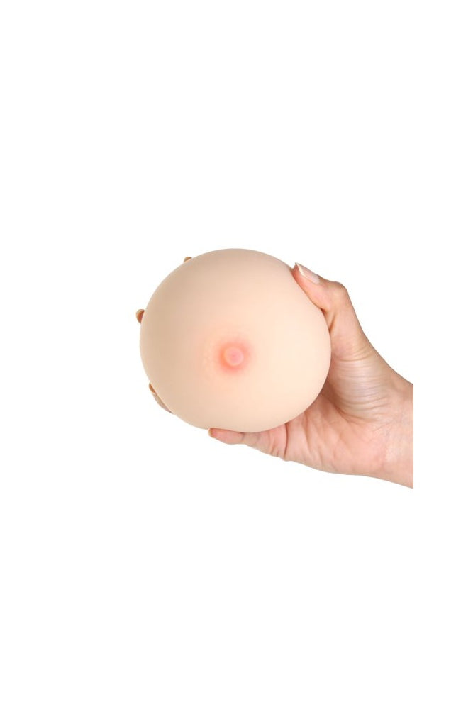 BMS Factory - Cutie Pies - Hannah's Handful Pussy & Boob Head Stroker - Beige - Stag Shop