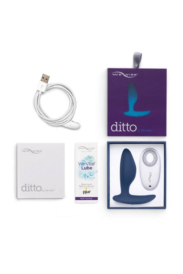 We-Vibe - Ditto - Butt Plug - Blue - Stag Shop